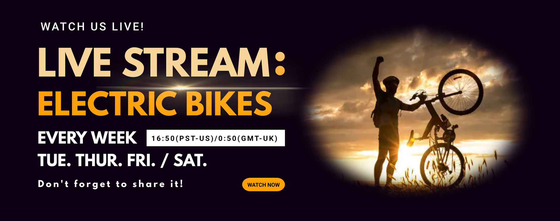 Electric bikes live stream on freepath ebike!