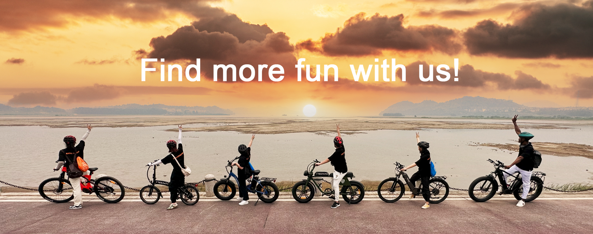 Freepath electric bikes, you can find more fan with us!
