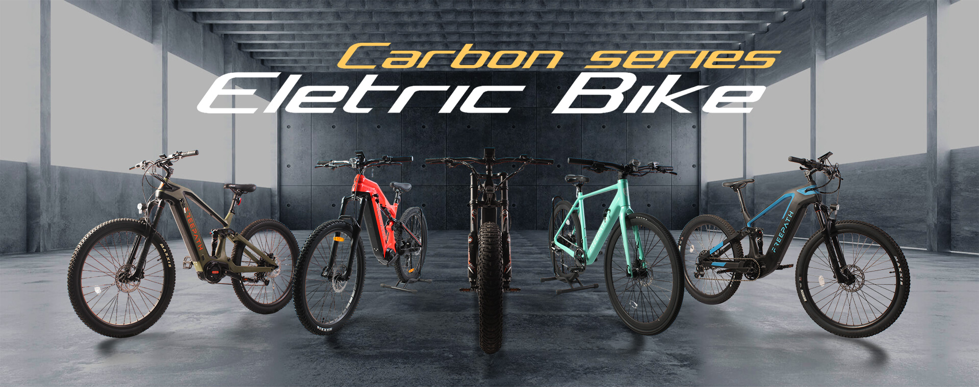 Carbon Series Electric Bikes in Freepath Ebike Co.